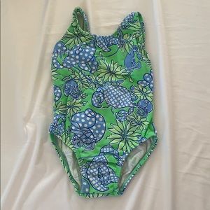 Vintage Lilly Pulitzer Kid’s One Piece Swimsuit
